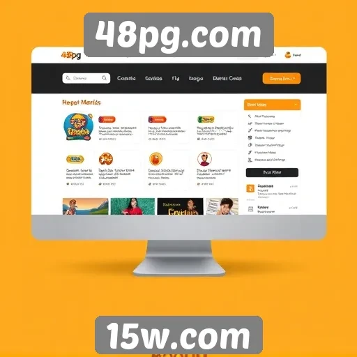 Avaliação da interface de usuário do site 48pg.com